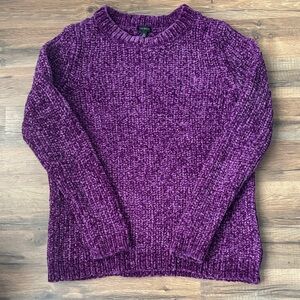 Talbots Chenille Sweater in purple